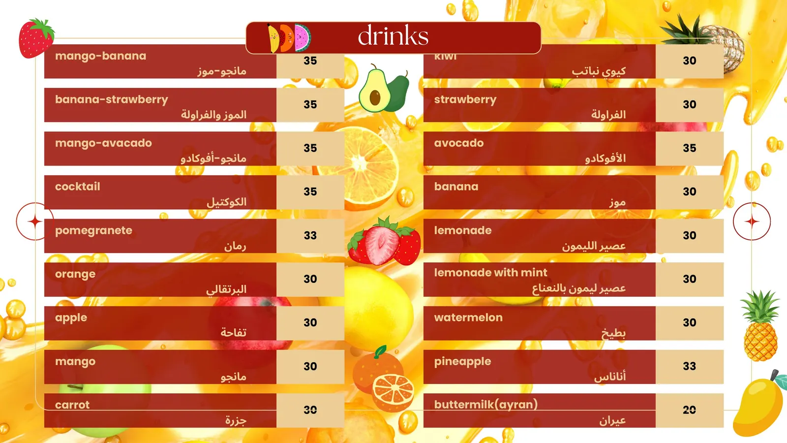 Ziyafet Menu page 32